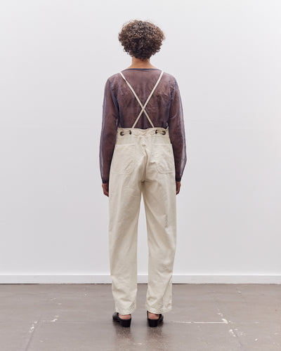 Kapital Light Canvas Welder Overall, Natural
