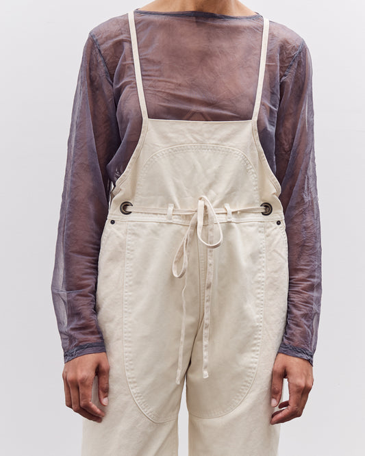 Kapital Light Canvas Welder Overall, Natural