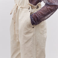 Kapital Light Canvas Welder Overall, Natural