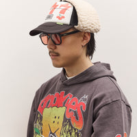 Kapital Lucky Bird Lumber Truck Cap, Whtxblk