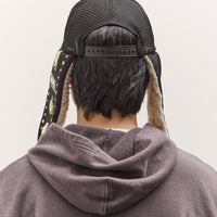 Kapital Lucky Bird Lumber Truck Cap, Whtxblk