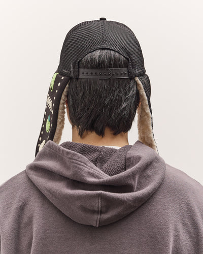 Kapital Lucky Bird Lumber Truck Cap, Whtxblk