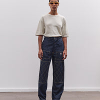 Kapital Unisex 11.5oz Denim Lumber Pant, Indigo