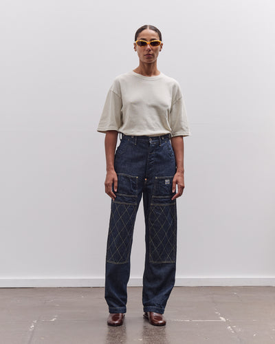 Kapital Unisex 11.5oz Denim Lumber Pant, Indigo