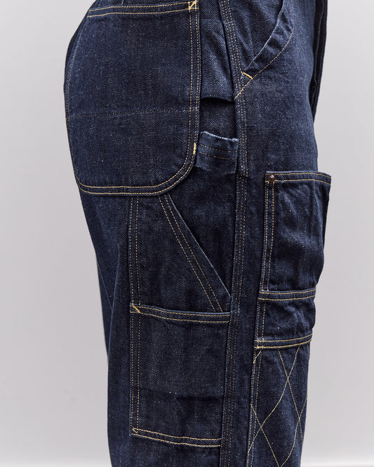 Kapital Unisex 11.5oz Denim Lumber Pant, Indigo
