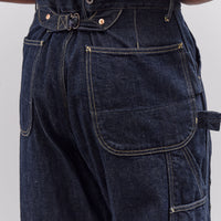 Kapital Unisex 11.5oz Denim Lumber Pant, Indigo