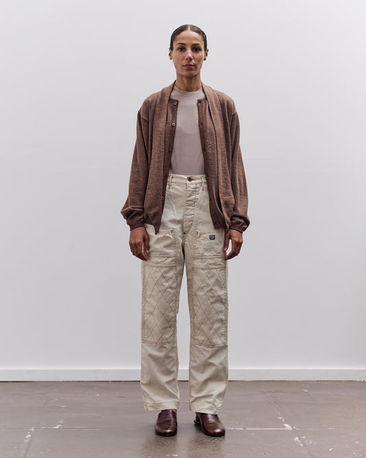 Kapital Light Canvas Lumber Pants, Natural
