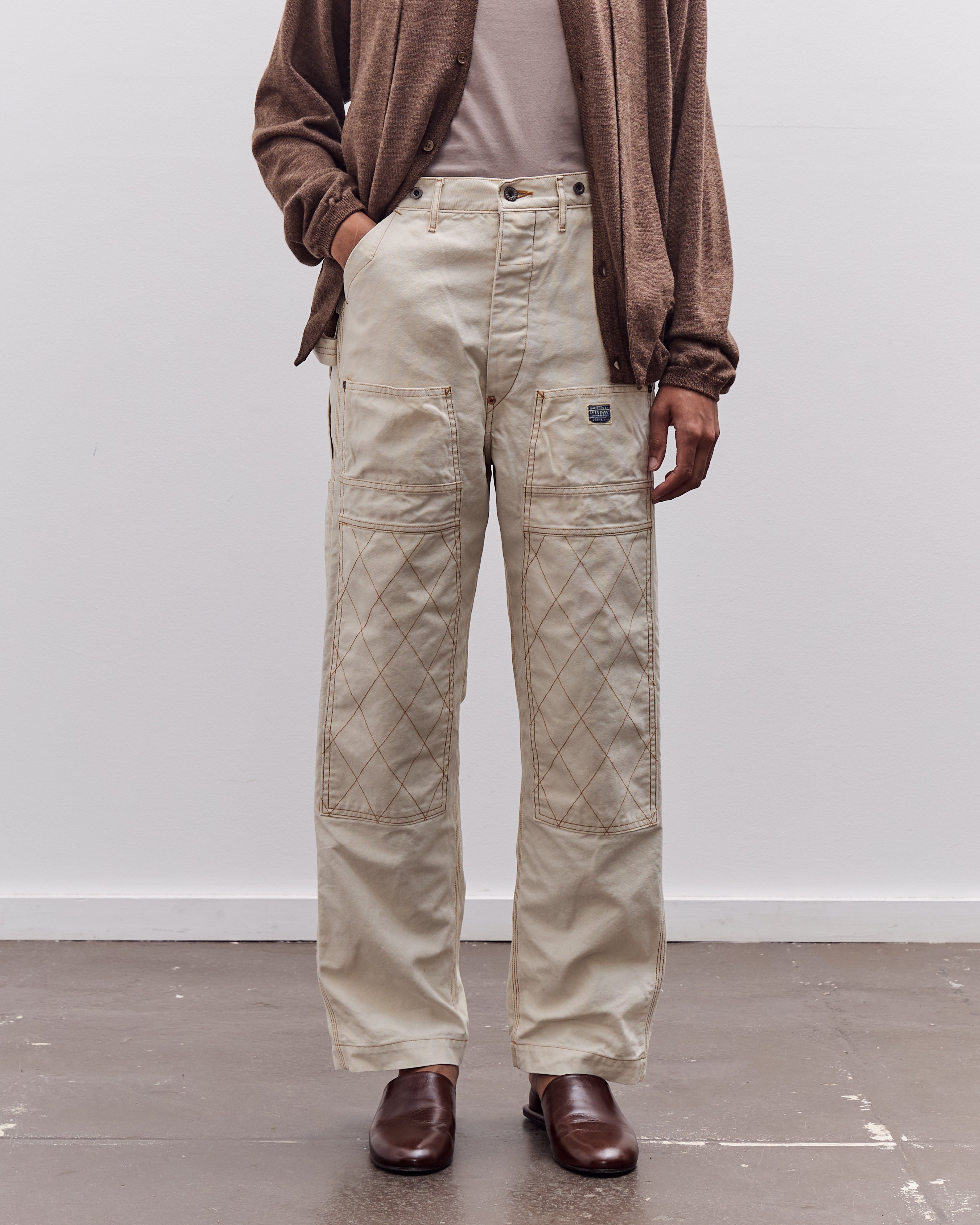 Kapital Light Canvas Lumber Pants, Natural – Glasswing