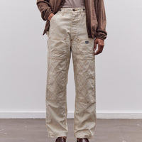 Kapital Light Canvas Lumber Pants, Natural