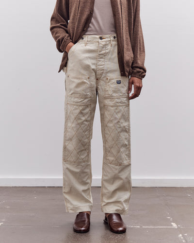 Kapital Light Canvas Lumber Pants, Natural