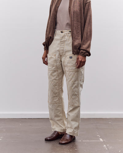Kapital Light Canvas Lumber Pants, Natural