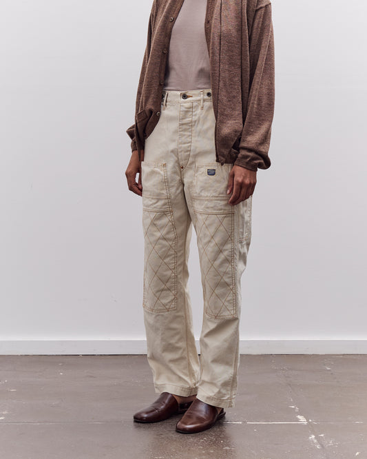 Kapital Light Canvas Lumber Pants, Natural