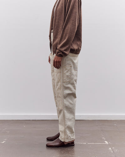 Kapital Light Canvas Lumber Pants, Natural
