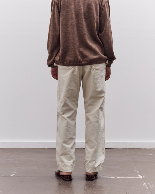 Kapital Light Canvas Lumber Pants, Natural