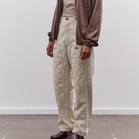 Kapital Light Canvas Lumber Pants, Natural