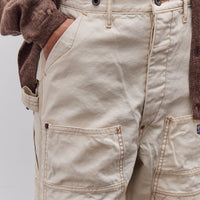 Kapital Light Canvas Lumber Pants, Natural