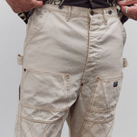 Kapital Unisex Light Canvas Lumber Pants, Natural