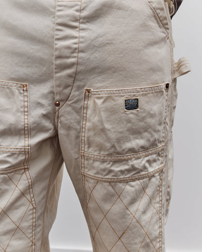 Kapital Unisex Light Canvas Lumber Pants, Natural