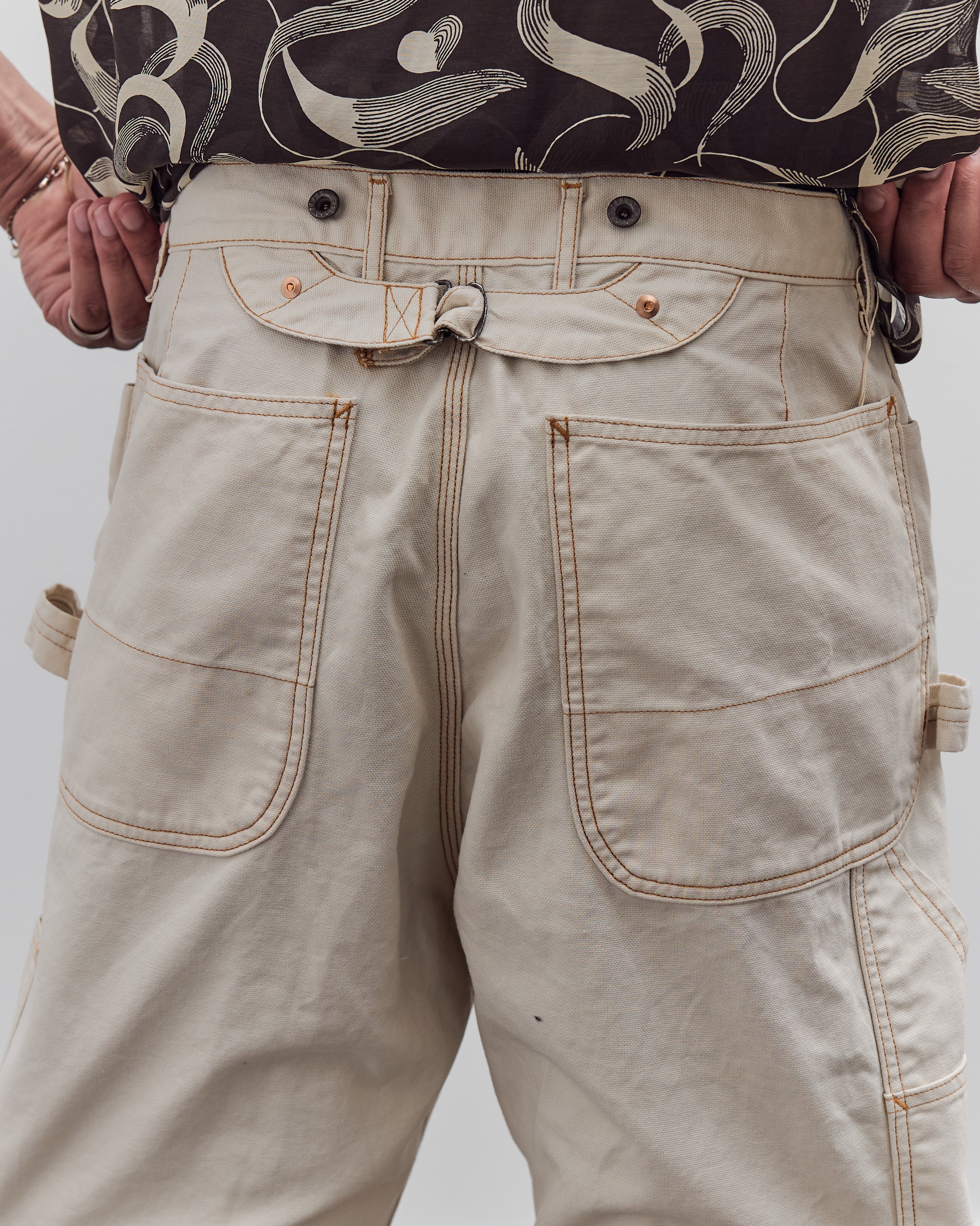 Kapital Unisex Light Canvas Lumber Pants, Natural – Glasswing