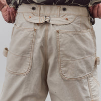 Kapital Unisex Light Canvas Lumber Pants, Natural
