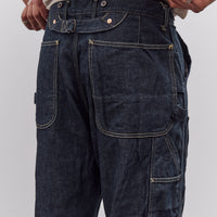 Kapital Unisex 11.5oz Denim Lumber Pant, Indigo