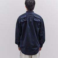 Kapital Nugget-Pocket Fish Shirt, Navy
