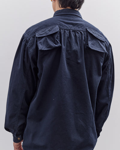 Kapital Nugget-Pocket Fish Shirt, Navy