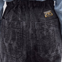 Kapital 12oz MAGPIE Denim W-Knee Easy Baggy Pants, BLKxBLK