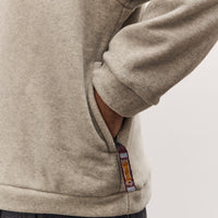 Kapital Reverse Fleece Big Crew Sweatshirt, Natural