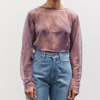 Kapital Sheer Jersey DIP-DYE Boat-Neck Long Sleeve T, I-B
