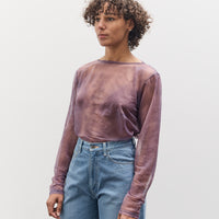 Kapital Sheer Jersey DIP-DYE Boat-Neck Long Sleeve T, I-B