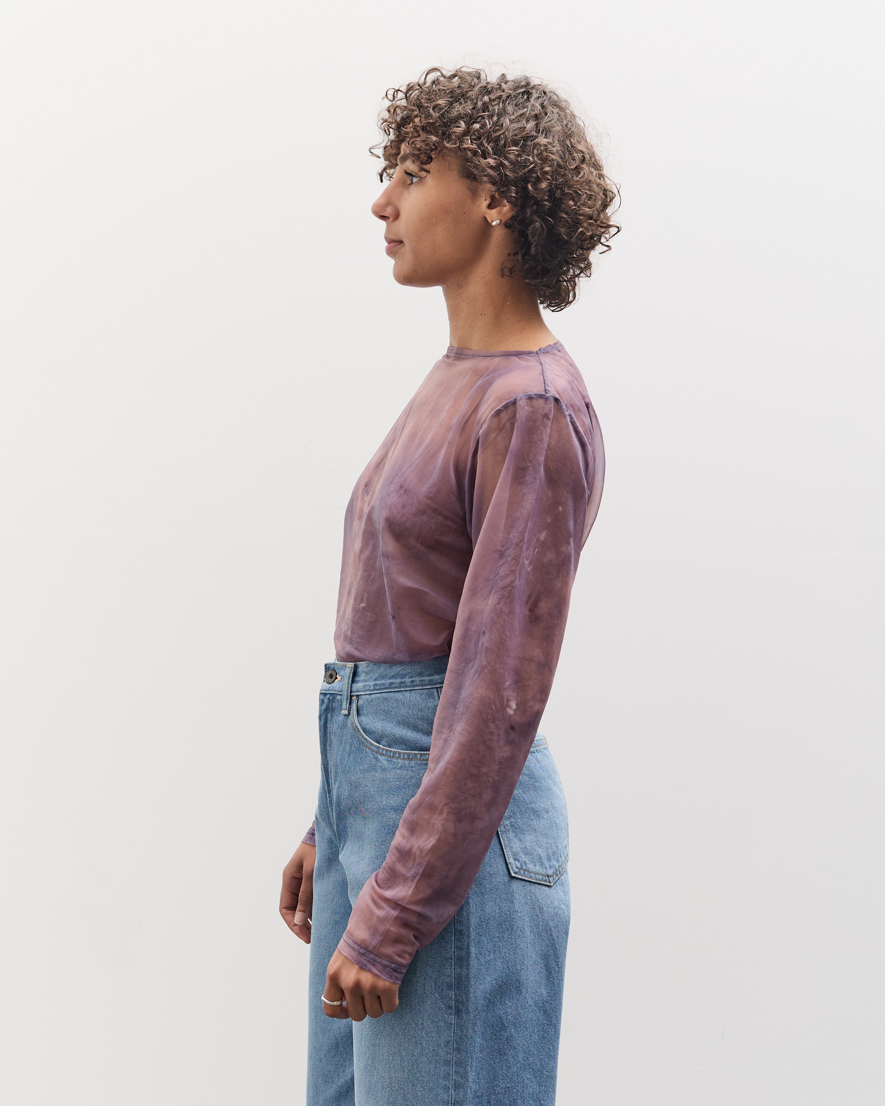 Kapital Sheer Jersey DIP-DYE Boat-Neck Long Sleeve T, I-B – Glasswing