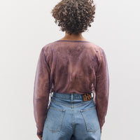 Kapital Sheer Jersey DIP-DYE Boat-Neck Long Sleeve T, I-B