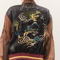 Kapital Sheer Pearl Mosquito Guard 2TONES Vietnam JKT, BLKxBR