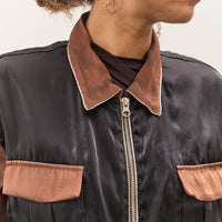 Kapital Sheer Pearl Mosquito Guard 2TONES Vietnam JKT, BLKxBR