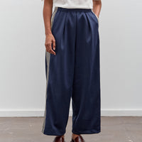 Kapital Smooth Jersey Baggy Track Pants (BannerStripe), Navy