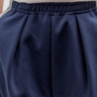 Kapital Smooth Jersey Baggy Track Pants (BannerStripe), Navy
