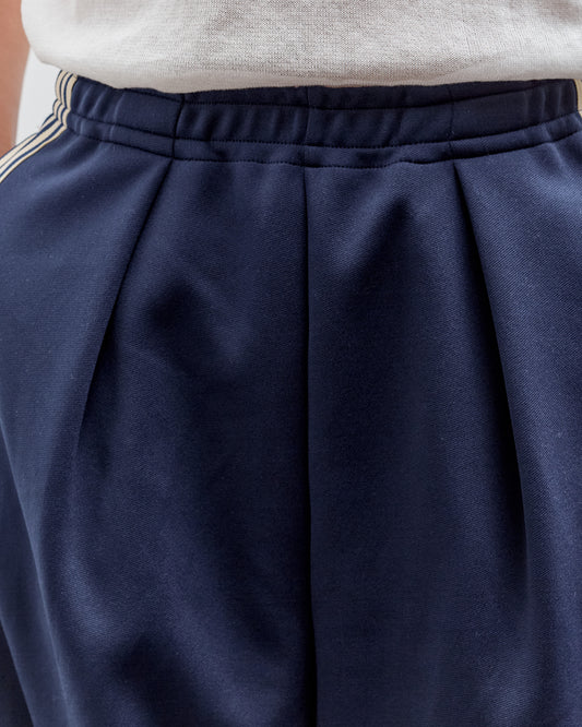 Kapital Smooth Jersey Baggy Track Pants (BannerStripe), Navy