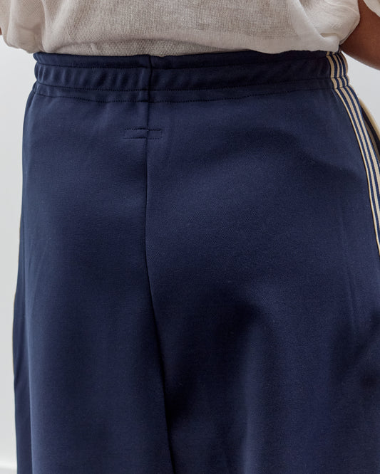 Kapital Smooth Jersey Baggy Track Pants (BannerStripe), Navy