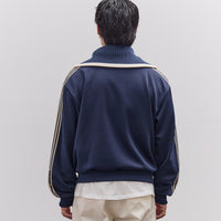 Kapital Smooth Jersey Sailor Track JKT Unisex (BannerStripe), Navy