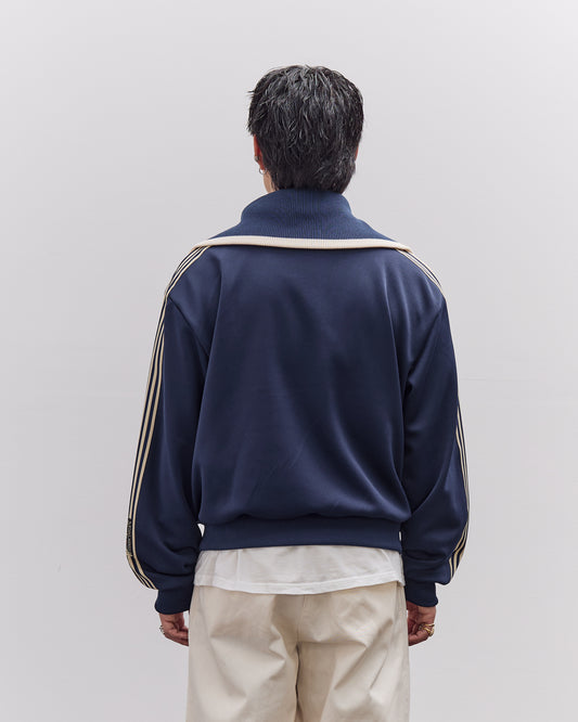 Kapital Smooth Jersey Sailor Track JKT Unisex (BannerStripe), Navy