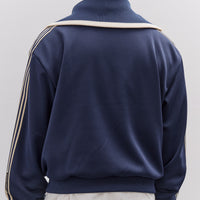 Kapital Smooth Jersey Sailor Track JKT Unisex (BannerStripe), Navy