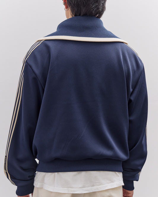 Kapital Smooth Jersey Sailor Track JKT Unisex (BannerStripe), Navy