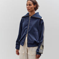 Kapital Smooth Jersey Sailor Track JKT (BannerStripe), Navy