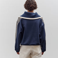 Kapital Smooth Jersey Sailor Track JKT (BannerStripe), Navy