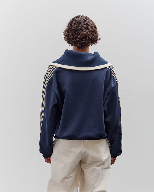Kapital Smooth Jersey Sailor Track JKT (BannerStripe), Navy