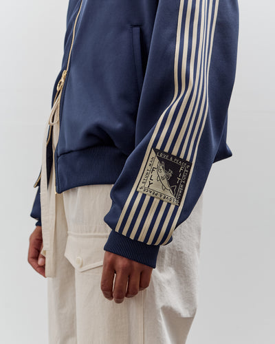 Kapital Smooth Jersey Sailor Track JKT (BannerStripe), Navy