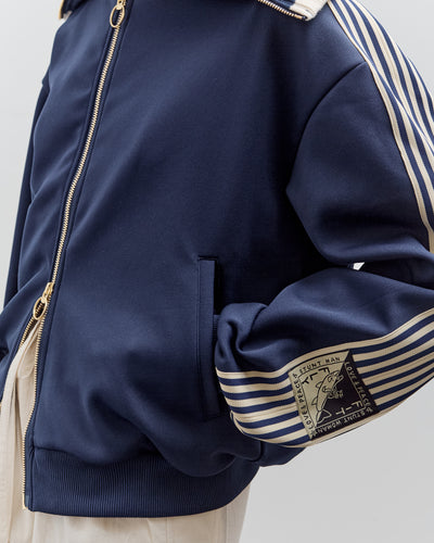 Kapital Smooth Jersey Sailor Track JKT (BannerStripe), Navy