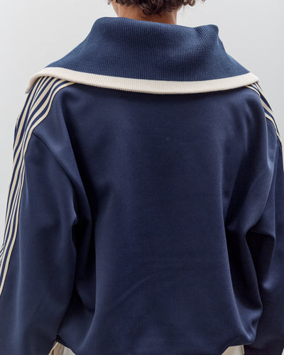 Kapital Smooth Jersey Sailor Track JKT (BannerStripe), Navy