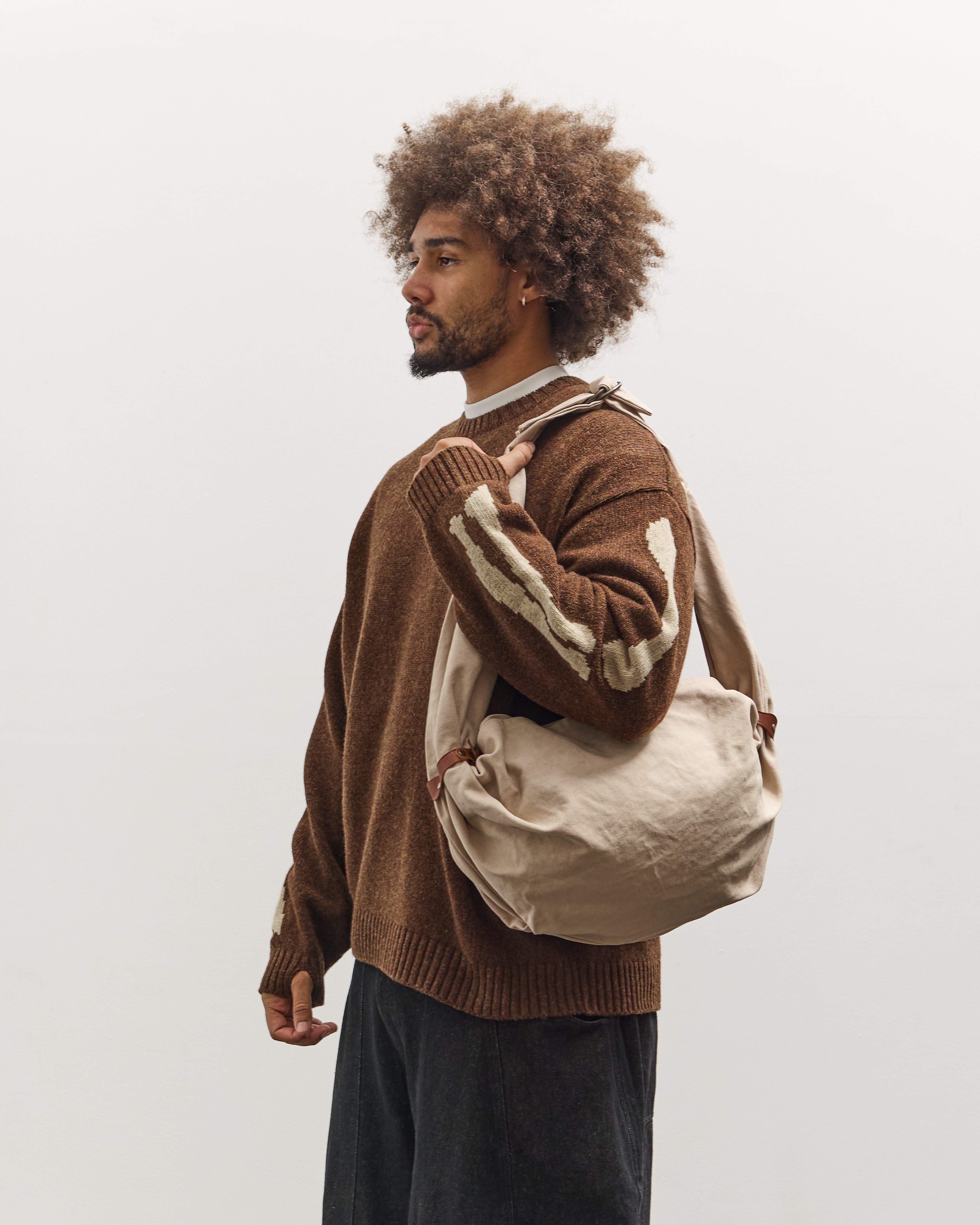 Kapital #6 Canvas Snufkin Bag, Ecru – Glasswing
